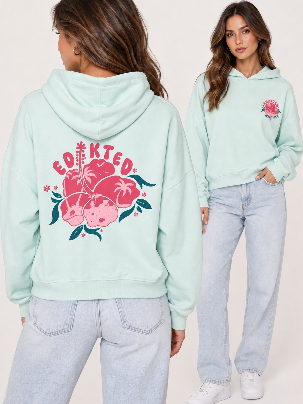Edikted “Beach Bloom” Hoodie